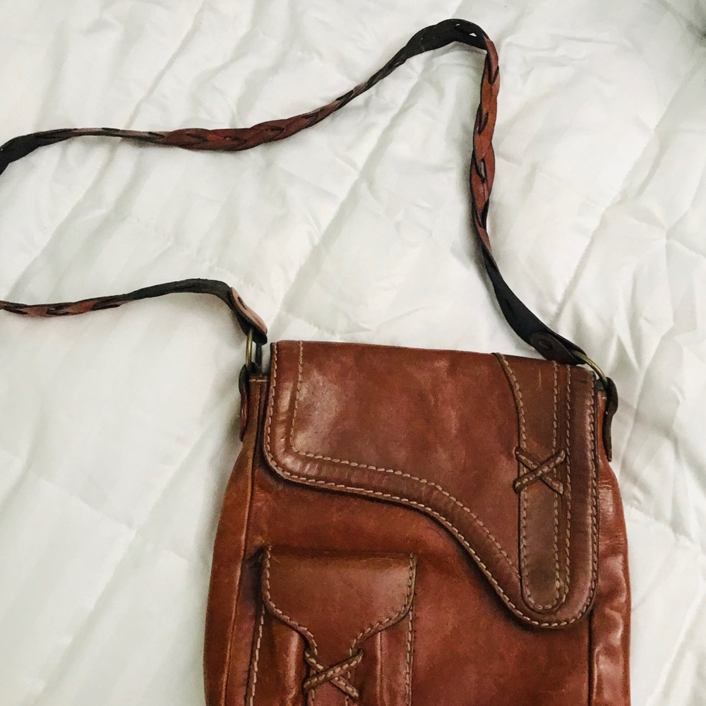 Vintage GAP leather shoulder bag